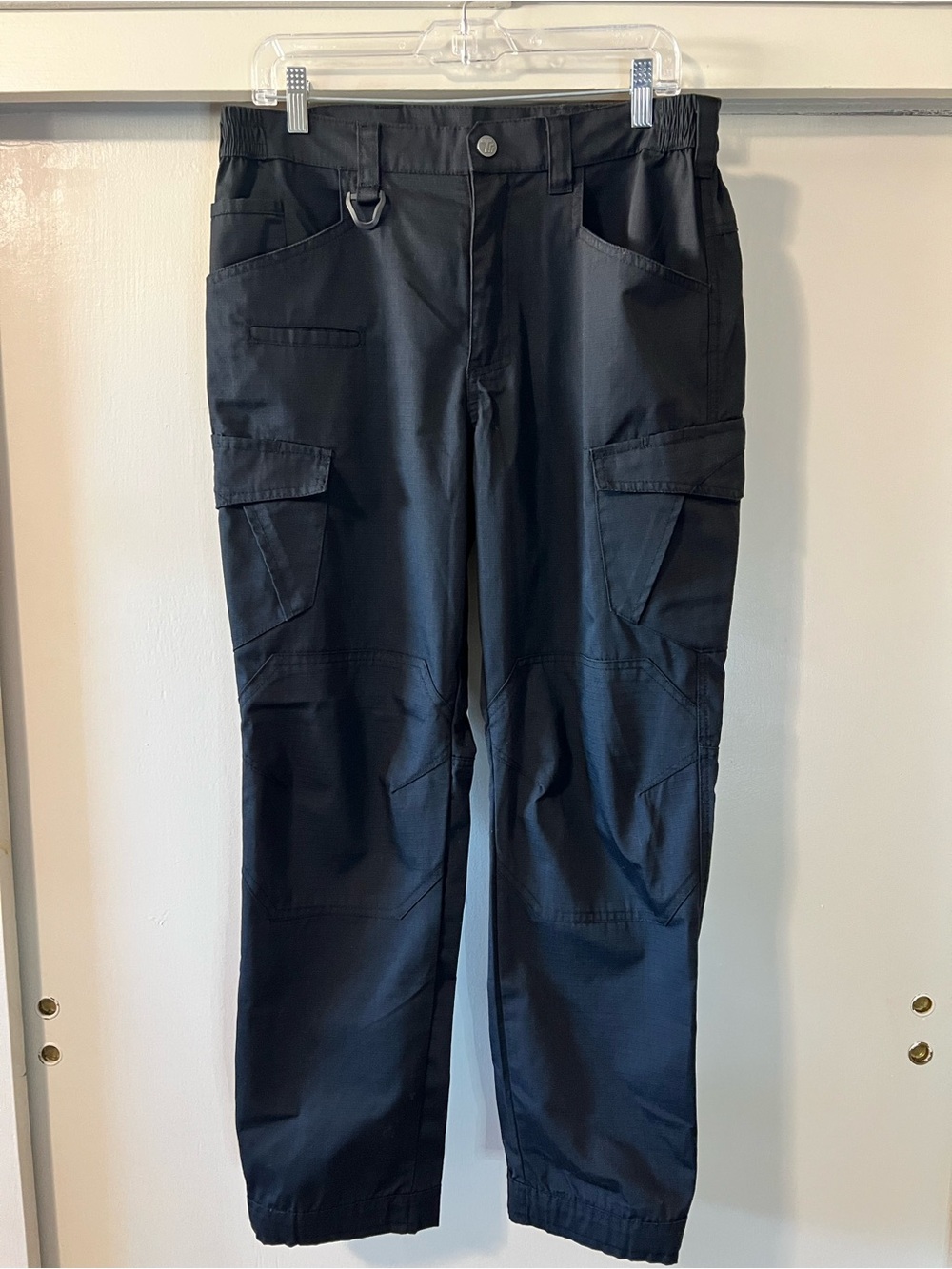 Outdoor Sports Men’s Cargo Pants 32x30 Black Tailored Slim Fit Hiking Utility